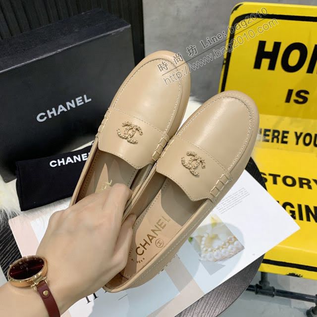 Chanel女鞋 香奈兒羊皮鞋 2020早春新款單鞋  naq1013